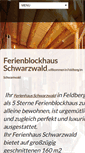 Mobile Screenshot of ferienblockhaus-am-feldberg.de